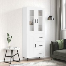 Highboard Schrank Betongrau
