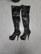 Pleaser Overknees Lack In Größe. 8