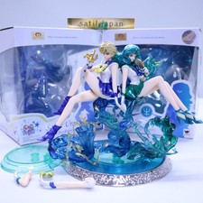 [GEBRAUCHT] Bandai Figuarts Zero Chouette Sailor Uranus, Neptun Set Figur mit...