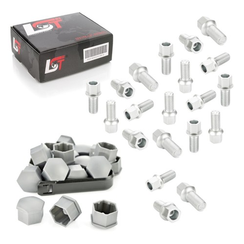20x wheel bolts set - with, caps