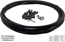 Fahrrad Bowdenzug Bremszughülle Schaltzughülle Außenhülle Bautenzug inkl Zubehör