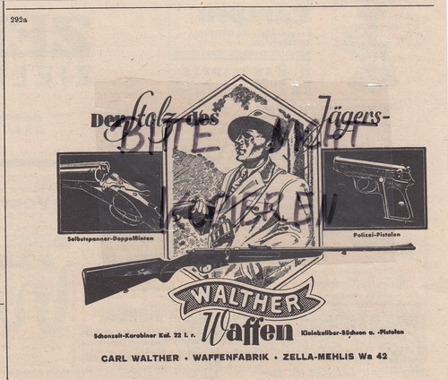 Zella mehlis werbung 1938 - werbung,