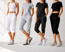 Jogginghose Damen 3/4 Capri