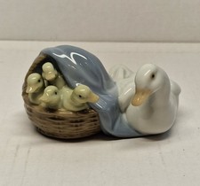 Lladro Entenküken im Korb