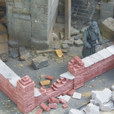 Ziegelmauer + Zubehör 1:35 -