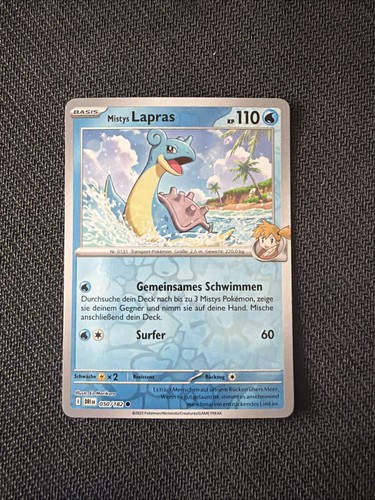 Pokemon karte mistys lapras - mistys,