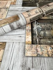 Pvc tischdecke nostalgie holz - tischdecke,