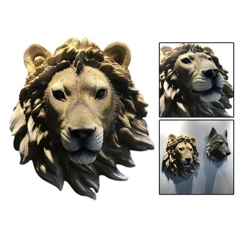 Tier kopf wand skulptur - tier,