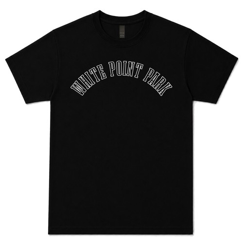 White point park shirt retro - white,