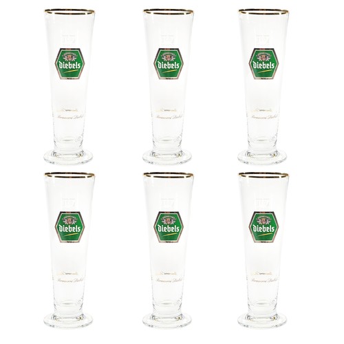Diebels bierglas stange - 6x,