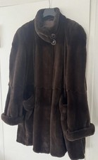 Mantel Nerz Echtpelz geschoren