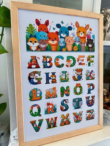 Lerntafel alphabet abc bild - alphabet,