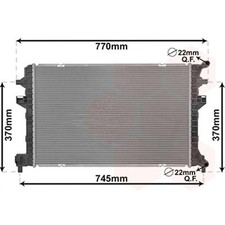 Van Wezel Motorkühler für Audi Seat Skoda VW