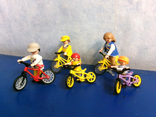 Familien fahrrad ausflug - familien, biker