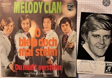 Howard Carpendale Begleitband Melody Clan Single Cover + Howard Autogramm 