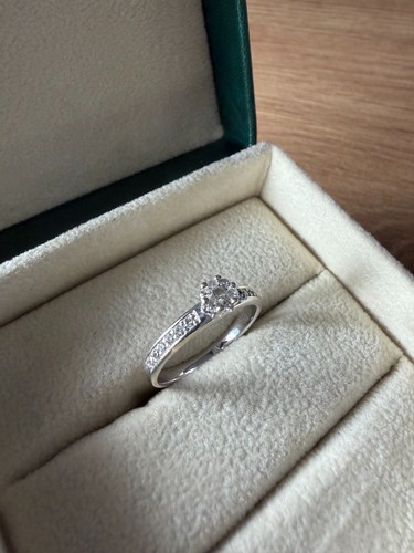 Eleganter 14k weißgold - 14k,