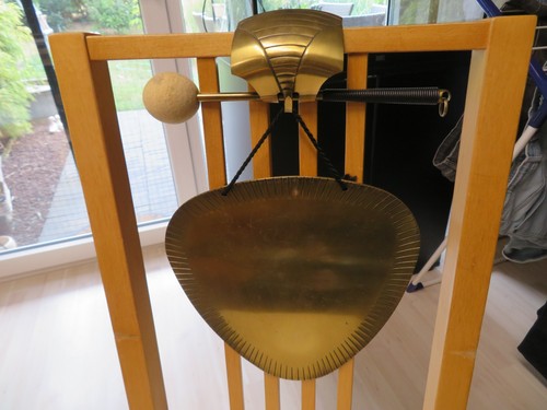 Vintage messing gong 50er - vintage,