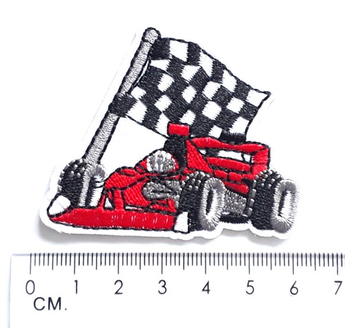 Auto formel bügelbild patch - formel,