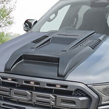 Mattschwarz Haubenhutzen Lufthutze Motorhaube Für Ford Ranger 2015-2022 Wildtrak