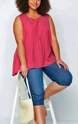 Vokuhila bluse top größe - bluse, 44