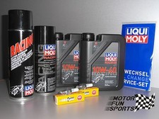 Wartung und Service Set für Quad CPI 250 XS, mit Oel, Zündkerze und Kettenpflege