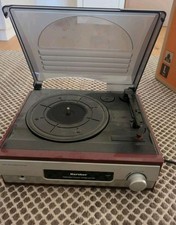 Karcher KA8050 Plattenspieler mit eingebauten Lautsprechern im Retro Design