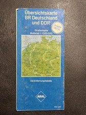 Übersichtskarte BRD Und DDR |