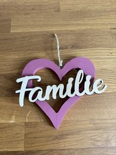 Deko Herz Family Familie