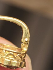 Vintage 585 Gold Clip-Ohrring