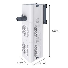 Aquarium Innenfilter 4in1 Aquarienfilter 1000L/H Aquarien Filter Aquarium Pumpe