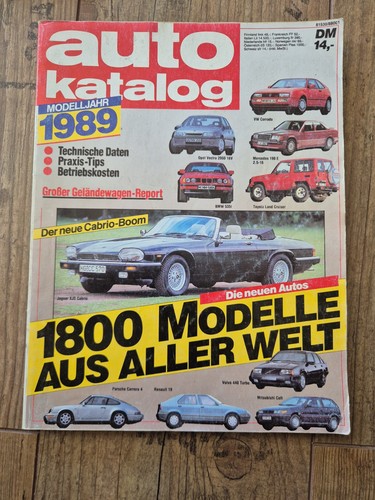 Auto katalog modelljahr 1989 - katalog,