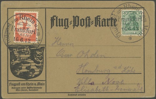 Zeppelinpost 1912 flp - 1912,, 20