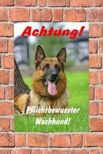 Schild Hund Schäferhund