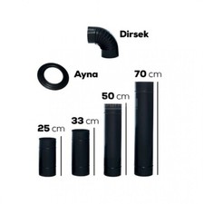 Rauchrohr 130mm Ofenknie Bogen