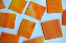 200g Tiffany-Glas Bruchmosaik Oberfläche mehr oder weniger unregelmäßig