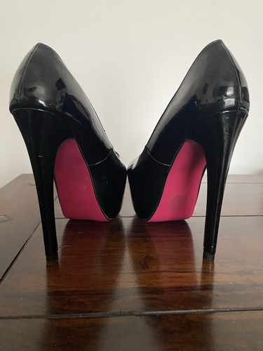 Schwarze lack pumps - schwarze,