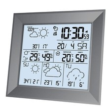 Technoline WD 2000 Internet Wetterstation Thermometer Luftfeuchtigkeit Funkuhr
