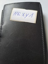 Leder Herren Geldbörse Geldbeutel Portemonnaie Hochformat Querformat schwarz