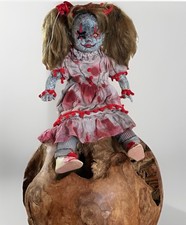 Halloween Puppe Pennywise Girl Unikat handgemacht (ohne Ballon)