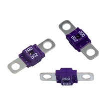 200A MIDI Kfz Sicherung 3 Stk 58V Flachsicherung Schraubanschluss Auto Boot LKW