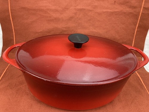 Roter bräter gusseisen - roter,
