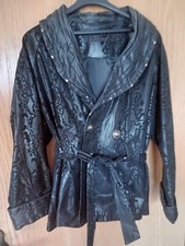 Vintage 70ger Jahre, Damen echte Lederjacke, Gr. 44