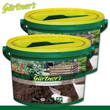 Kompostbeschleuniger 2 x 7,5 Kg Eimer mit Schaufel  Pflege Garten Kompost Natur