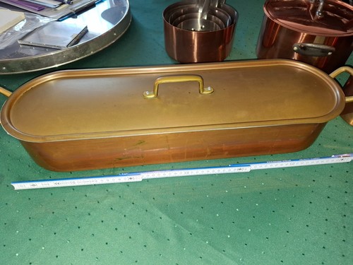 Kupfer fischtopf mit - fischtopf, deckel