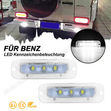 2xLED KENNZEICHENLEUCHTE FÜR MERCEDES G-KLASSE G W463 G500 1990-08 G550 G55 AMG 