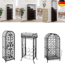 Weinregal Flaschenregal Flaschenständer Weinschrank Flaschenhalter Metall vidaXL