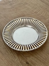 Nachlass Silberteller Konfekt Kerze Weihnacht Deko Silber 1920-1940 sehr alt