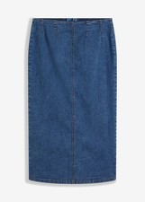 Jeansrock in Midilänge mit