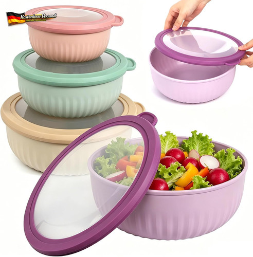 Salatschüssel set mit - salatschüssel, deckel