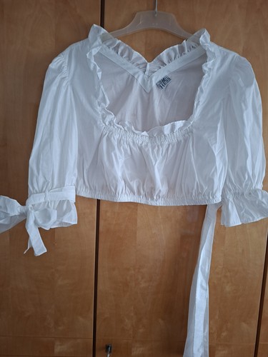 Dirndlbluse hess neu weiß - hess,